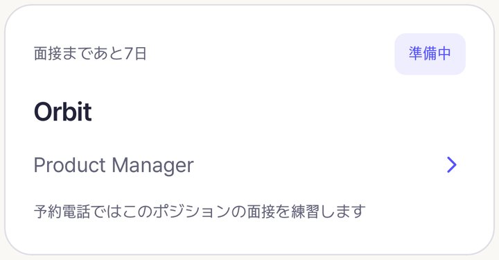 拡大:準備中のポジション